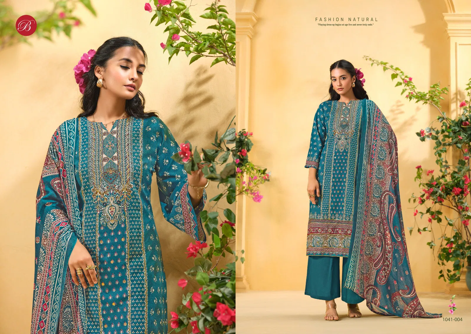 Mannat By Belliza Viscose Rayon Printed Dress Material Suppliers In India